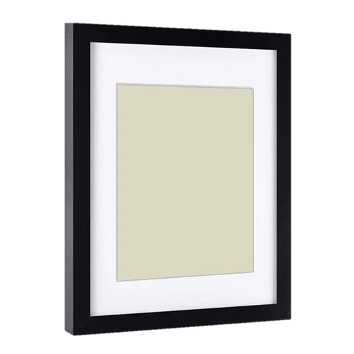 Black Picture Frame With Mat - Modern Memory Design Picture frames - New Jersey Frame shop custom framing
