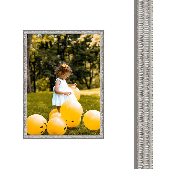 Bright Contemporary Silver Slim Picture Frame Modern - Modern Memory Design Picture frames - New Jersey Frame shop custom framing