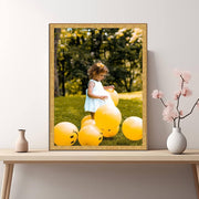 Bright Gold Contemporary Slim Picture Frame Modern - Modern Memory Design Picture frames - New Jersey Frame shop custom framing