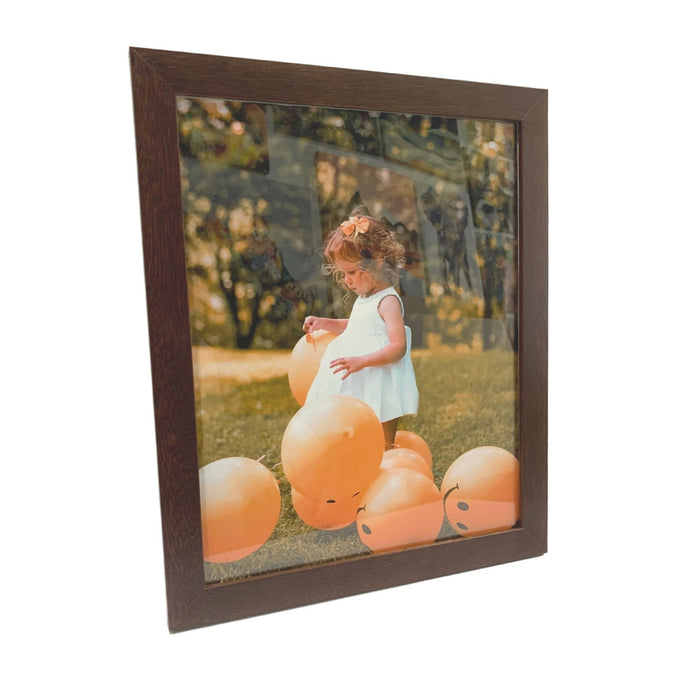 Brown Wood 4x10 Picture Frame 4x10 Frame Poster Photo