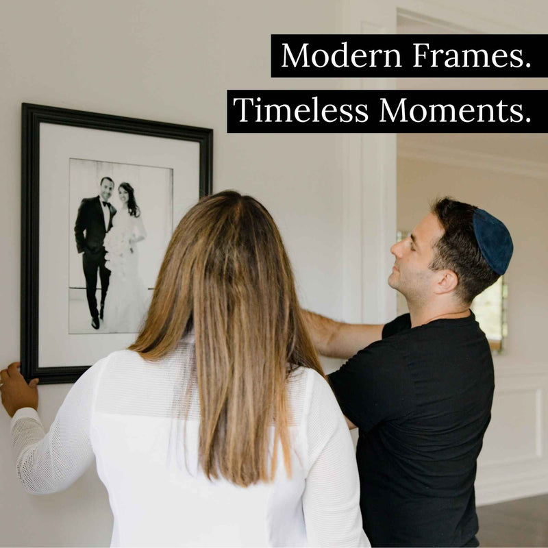 Modern Black 9x36 Picture Frame | 9 x 36 Poster Frame