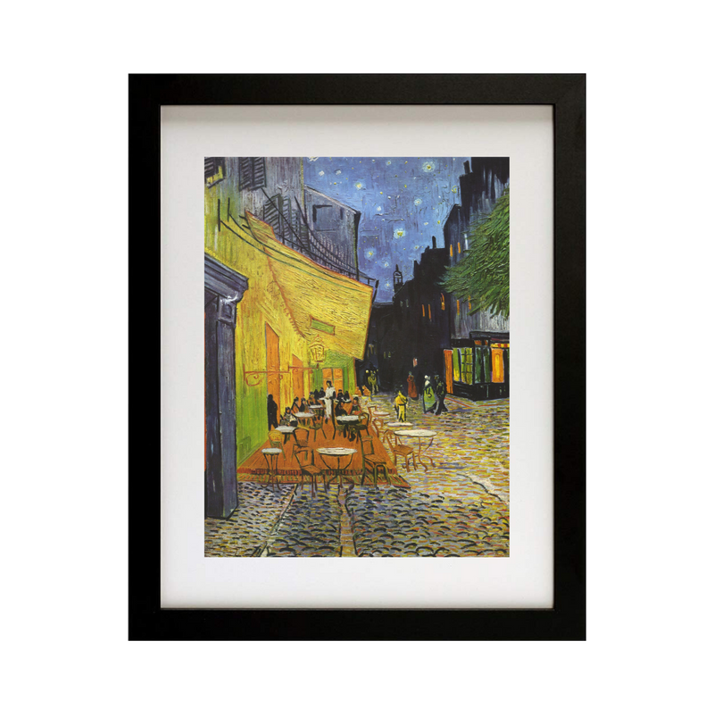 Cafe Terrace at Night by Vincent Van Gogh Canvas Prints