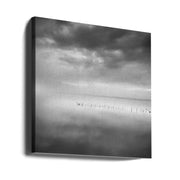 Sixty shades of gray Square Canvas Art  George Digalakis 
