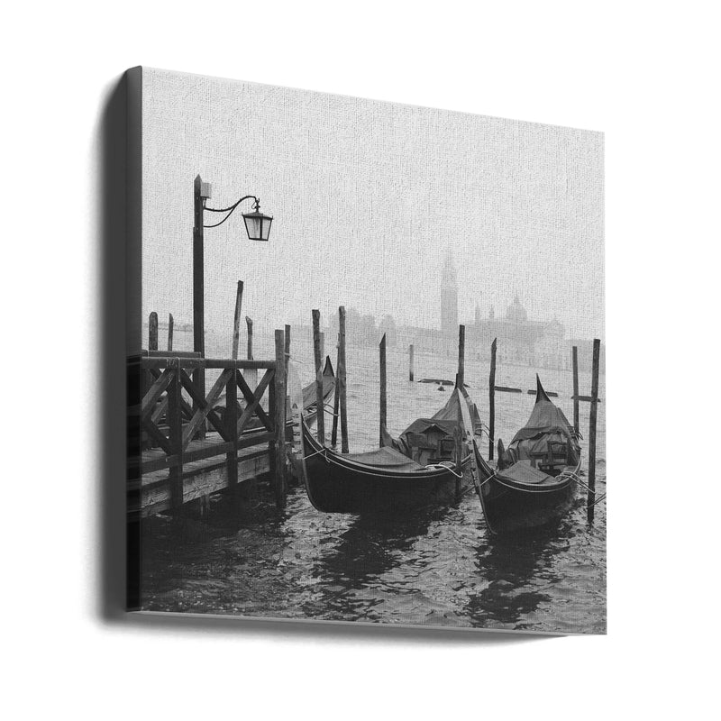 Morning in Venice by YuppiDu Square Canvas Print Art for Modern Home Decor. Decorate your office or living room with canvas artwork