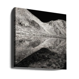 Reflection Below the Pass by James K. Papp Square Canvas Print Art for Modern Home Decor. Decorate your office or living room with canvas artwork