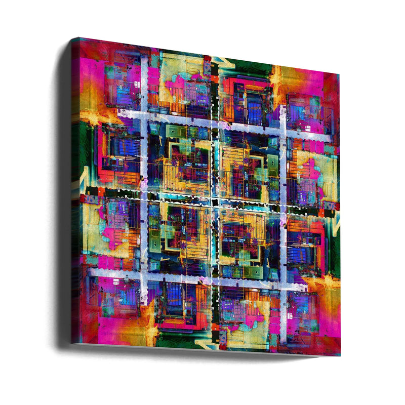 Annecy 8 by Igor Shrayer Square Canvas Print Art for Modern Home Decor. Decorate your office or living room with canvas artwork