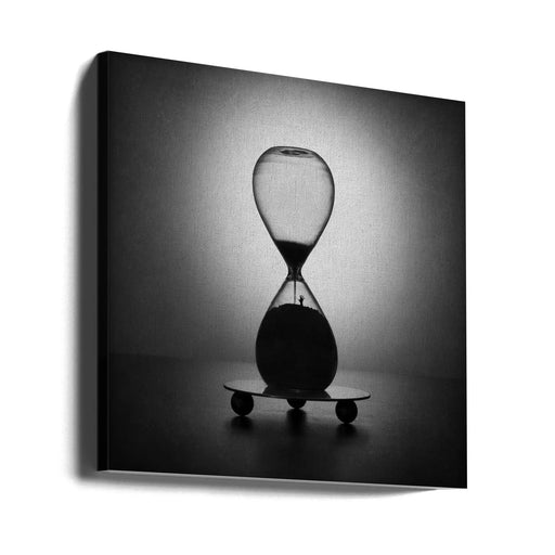 Hourglass by Victoria Glinka Square Canvas Print Art for Modern Home Decor. Decorate your office or living room with canvas artwork