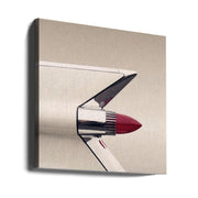 US classic car Coupe Deville 1959 by Beate Gube Square Canvas Print Art for Modern Home Decor. Decorate your office or living room with canvas artwork