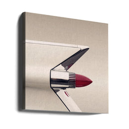 US classic car Coupe Deville 1959 by Beate Gube Square Canvas Print Art for Modern Home Decor. Decorate your office or living room with canvas artwork