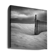 Fence by Elisabeth van Helden Square Canvas Print Art for Modern Home Decor. Decorate your office or living room with canvas artwork
