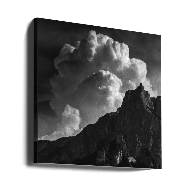 santnerspitze by Andy Dauer Square Canvas Print Art for Modern Home Decor. Decorate your office or living room with canvas artwork
