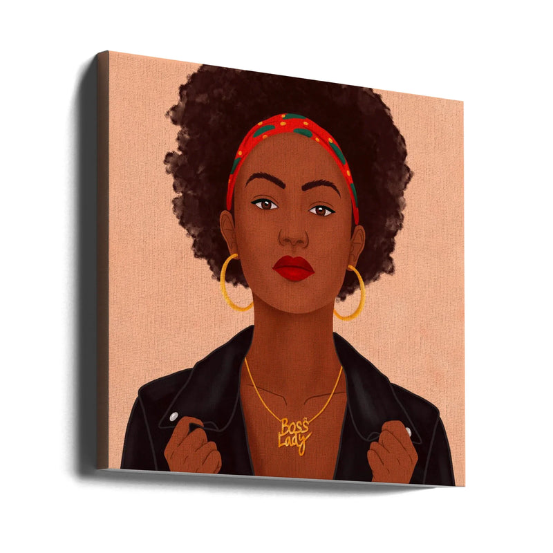 Boss Lady Square Canvas Art  Petra Holíková 