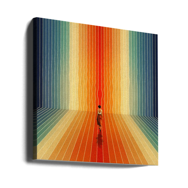 Here I Come by Taudalpoi Square Canvas Print Art for Modern Home Decor. Decorate your office or living room with canvas artwork