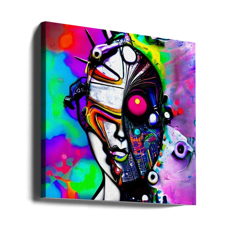 AZ02 by mnemonixART Square Canvas Print Art for Modern Home Decor. Decorate your office or living room with canvas artwork