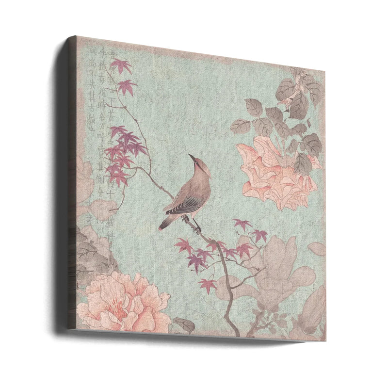 Chinoiserie No2 Square Canvas Art  Andrea Haase 