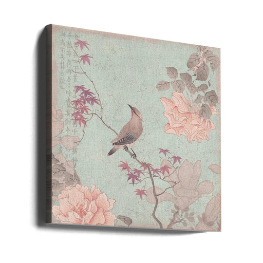 Chinoiserie No2 Square Canvas Art  Andrea Haase 