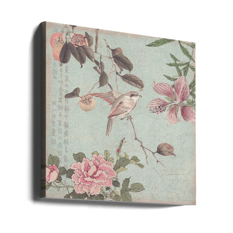 Chinoiserie No3 Square Canvas Art  Andrea Haase 