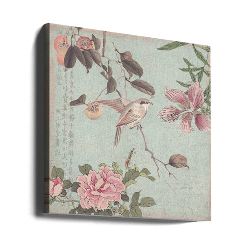 Chinoiserie No3 Square Canvas Art  Andrea Haase 