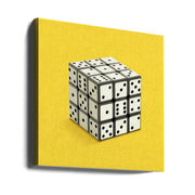 Not Rubik's cube by Artem Pozdniakov Square Canvas Print Art for Modern Home Decor. Decorate your office or living room with canvas artwork