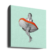 Happy Dress by Artem Pozdniakov Square Canvas Print Art for Modern Home Decor. Decorate your office or living room with canvas artwork