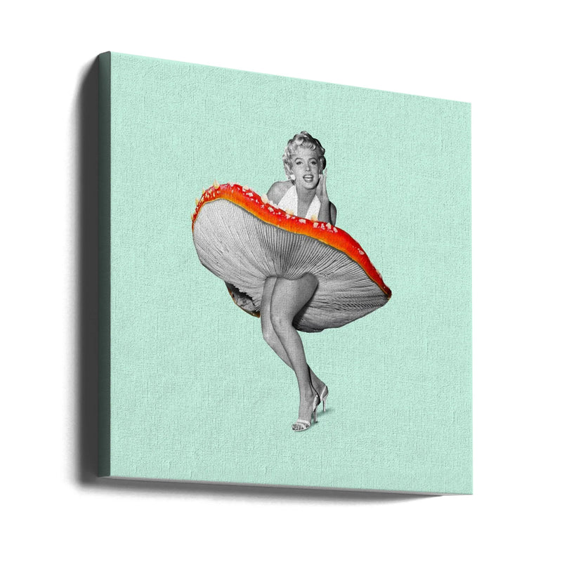 Happy Dress by Artem Pozdniakov Square Canvas Print Art for Modern Home Decor. Decorate your office or living room with canvas artwork