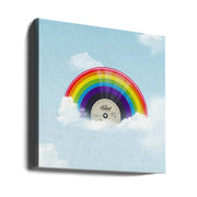 Over the Rainbow by Artem Pozdniakov Square Canvas Print Art for Modern Home Decor. Decorate your office or living room with canvas artwork