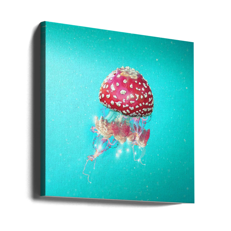 Hallucination by Artem Pozdniakov Square Canvas Print Art for Modern Home Decor. Decorate your office or living room with canvas artwork