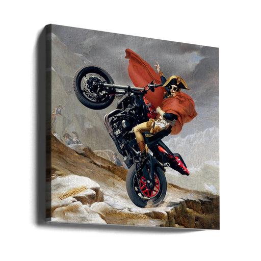 Vroom Vroom! by Artem Pozdniakov Square Canvas Print Art for Modern Home Decor. Decorate your office or living room with canvas artwork
