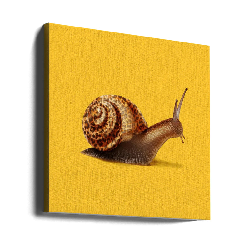 Fast like Cheetah by Artem Pozdniakov Square Canvas Print Art for Modern Home Decor. Decorate your office or living room with canvas artwork