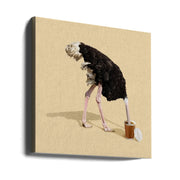 Dive in Coffee Square Canvas Art  Artem Pozdniakov 