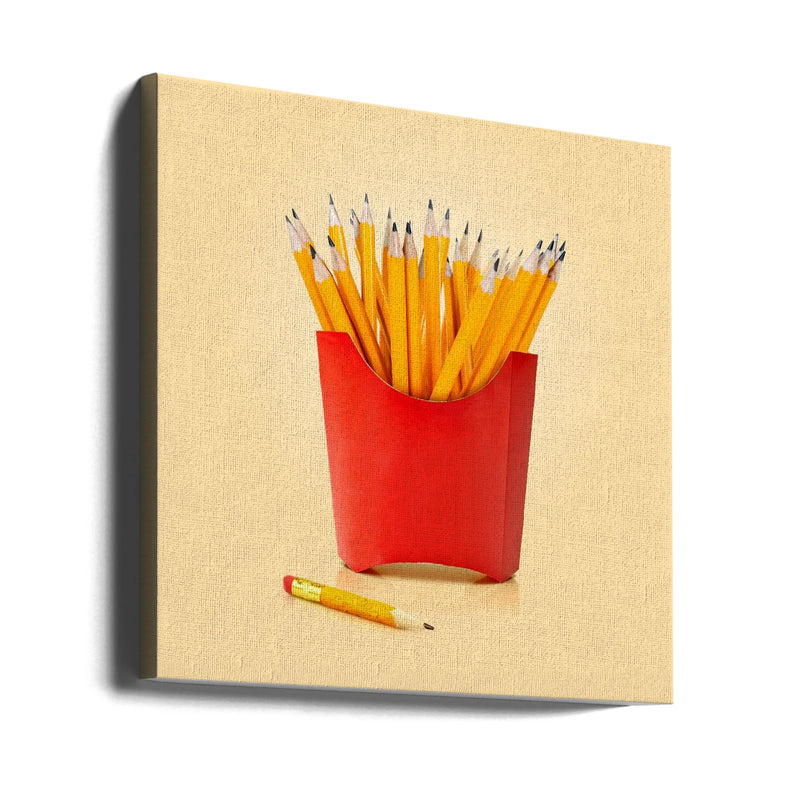 Creative Snack by Artem Pozdniakov Square Canvas Print Art for Modern Home Decor. Decorate your office or living room with canvas artwork