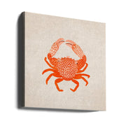 Yengec Square Canvas Art  Emel Tunaboylu 