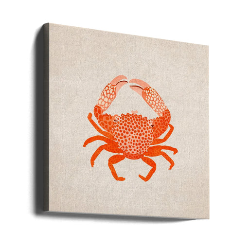 Yengec Square Canvas Art  Emel Tunaboylu 
