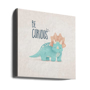 Dino Yaprak Ense by Emel Tunaboylu Square Canvas Print Art for Modern Home Decor. Decorate your office or living room with canvas artwork