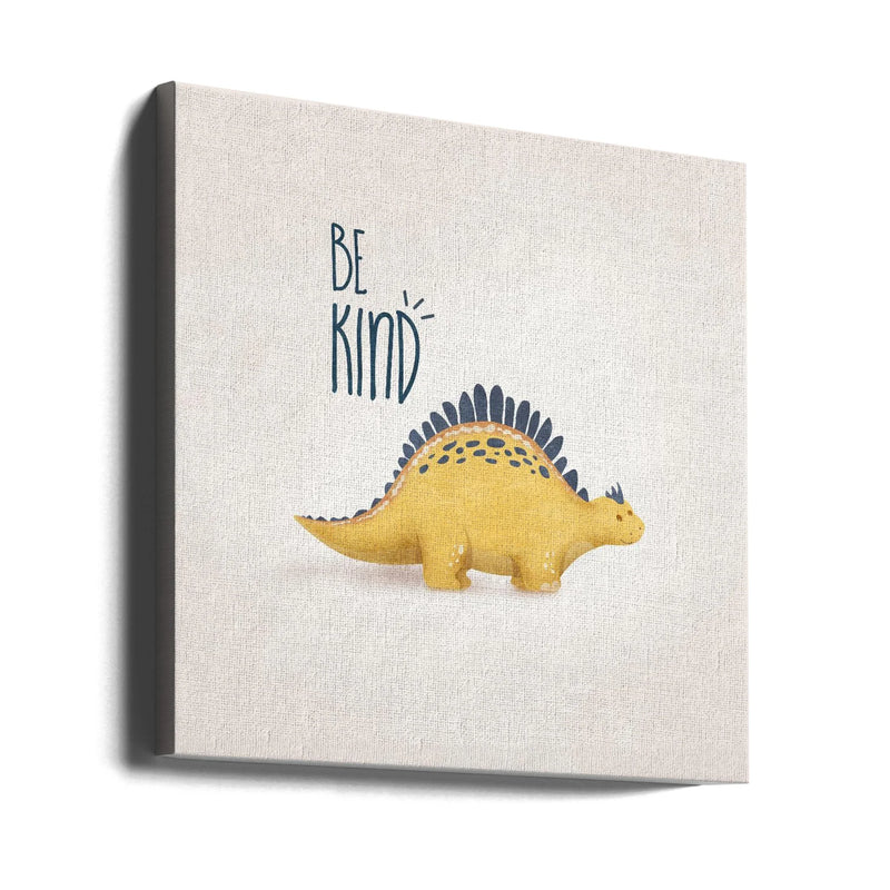 Dino Sari Tombik by Emel Tunaboylu Square Canvas Print Art for Modern Home Decor. Decorate your office or living room with canvas artwork