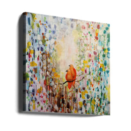 Tel Que Nous Sommes by Sylvie Demers Square Canvas Print Art for Modern Home Decor. Decorate your office or living room with canvas artwork