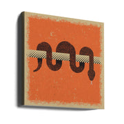 Snake 2 by Vision Grasp Art Square Canvas Print Art for Modern Home Decor. Decorate your office or living room with canvas artwork