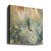 Lighting the Path Square Canvas Art  Stephanie Law 