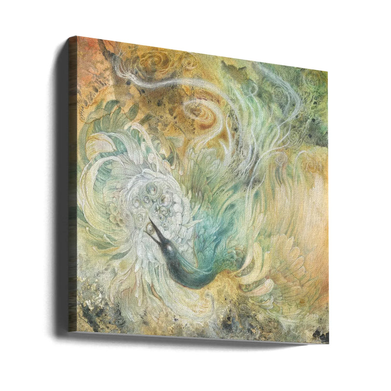 In the Gardens of the Sun by Stephanie Law Square Canvas Print Art for Modern Home Decor. Decorate your office or living room with canvas artwork