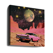 SpaceRide 3.0 by Samantha Hearn Square Canvas Print Art for Modern Home Decor. Decorate your office or living room with canvas artwork