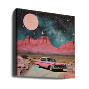 SpaceRide 4.0 by Samantha Hearn Square Canvas Print Art for Modern Home Decor. Decorate your office or living room with canvas artwork