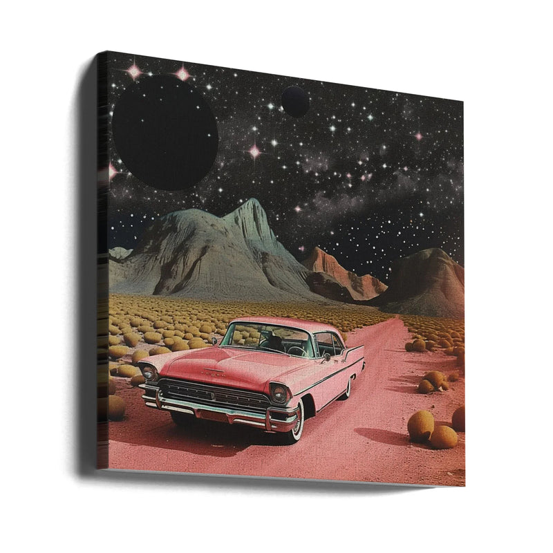 SpaceRide 6.0 by Samantha Hearn Square Canvas Print Art for Modern Home Decor. Decorate your office or living room with canvas artwork