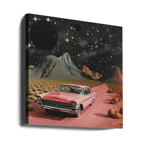SpaceRide 6.0 by Samantha Hearn Square Canvas Print Art for Modern Home Decor. Decorate your office or living room with canvas artwork