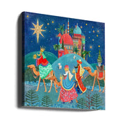 Three Wise Men by Caroline Bonne Müller Square Canvas Print Art for Modern Home Decor. Decorate your office or living room with canvas artwork