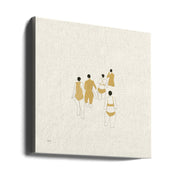 Sunset Gazing by Andi Bell Art Square Canvas Print Art for Modern Home Decor. Decorate your office or living room with canvas artwork