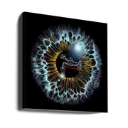 Lost In Your Eye Cosmic by Alirıza ÇAKIR Square Canvas Print Art for Modern Home Decor. Decorate your office or living room with canvas artwork