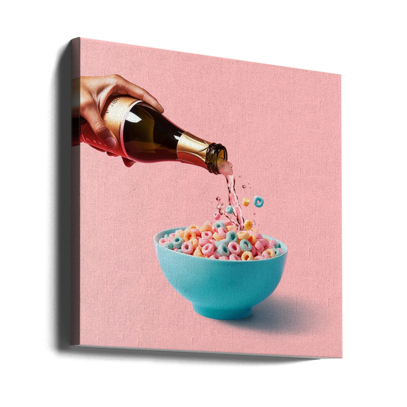 Good Morning by Artem Pozdniakov Square Canvas Print Art for Modern Home Decor. Decorate your office or living room with canvas artwork