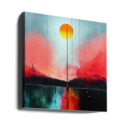 Second World 5 by Justyna Jaszke Square Canvas Print Art for Modern Home Decor. Decorate your office or living room with canvas artwork