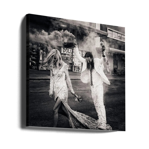 North Las Vegas Square Canvas Art  Kurt Klein 