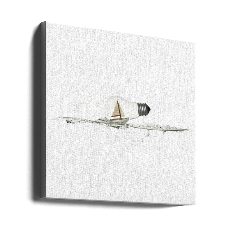 Overprotection... by Jose María Frutos Vargas Square Canvas Print Art for Modern Home Decor. Decorate your office or living room with canvas artwork